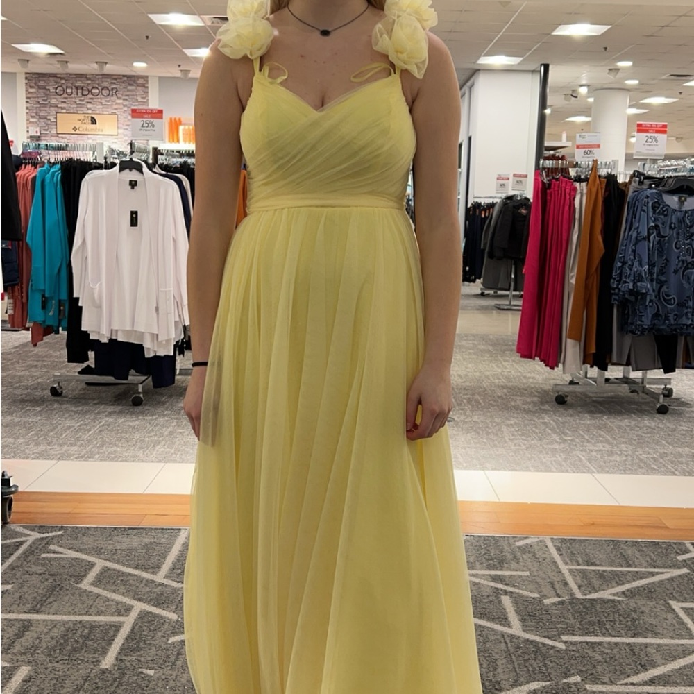 Beautiful pale yellow Prom Dress